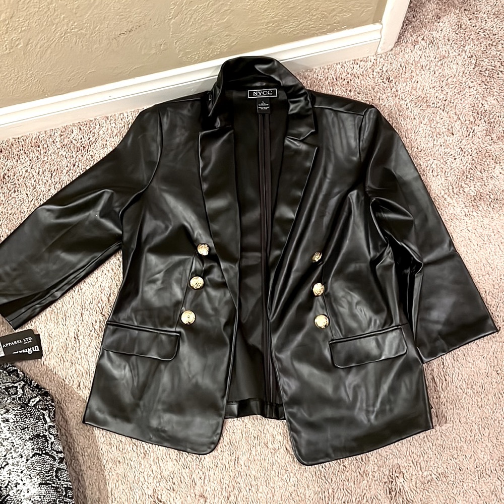 Episode 1 Outfit size XL 2 PCs High waist Pants and PU Leather Jacket - Picture 3 of 6